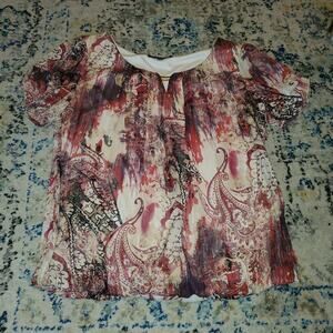 𝅺Sara michelle large womens blouse